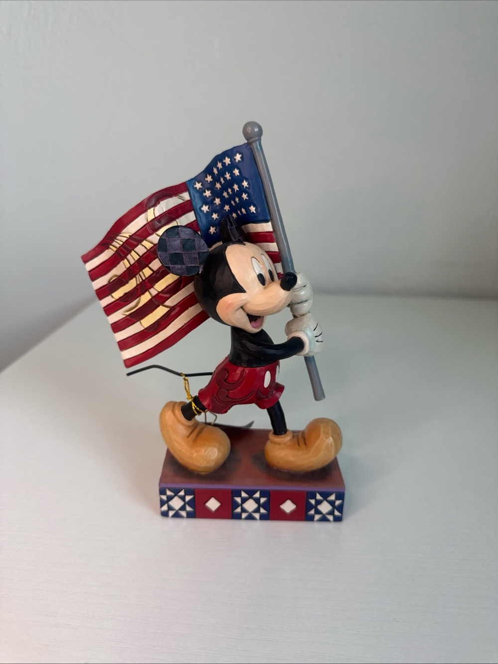 Jim Shore Disney Mickey Mouse Old Glory Figurine 4032875 Enesco Showcase New